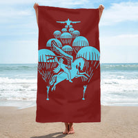 British Airborne Forces - Fully Printed Towel - Choose your size