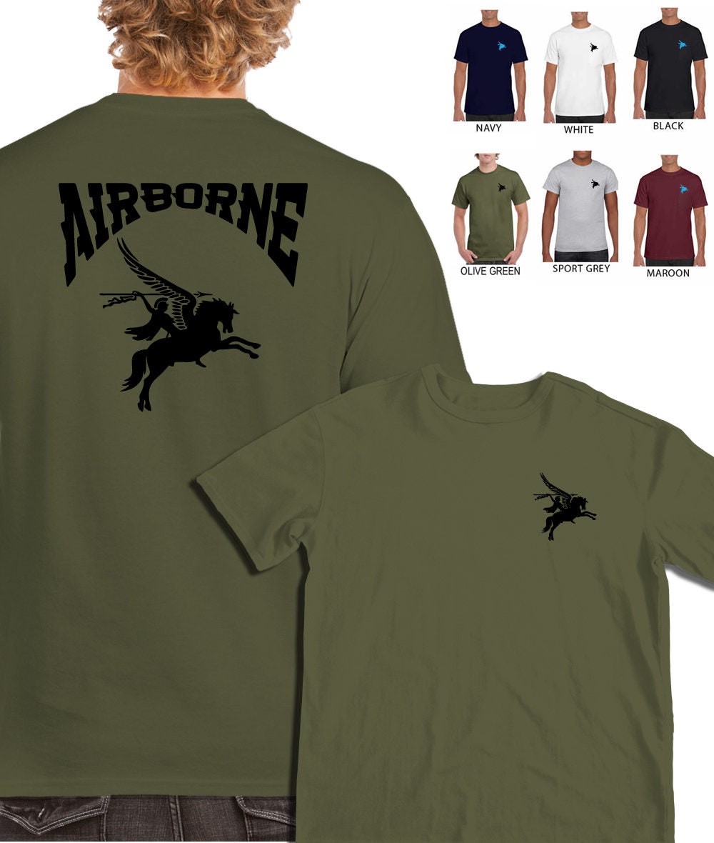 Airborne Forces PEGASUS T-Shirt ALL ARMS 16 Air Assault Brigade parachute
