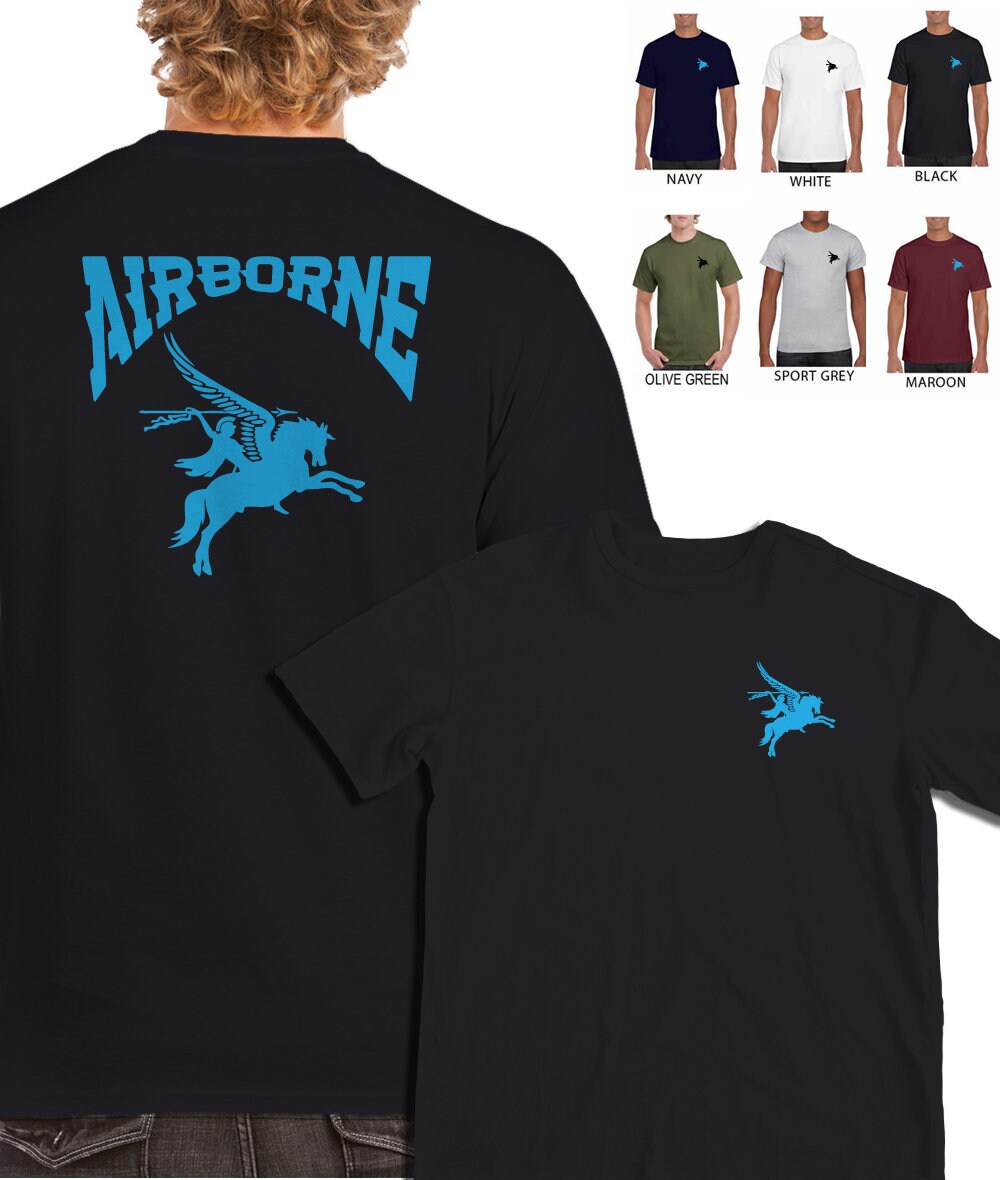 Airborne Forces PEGASUS T-Shirt ALL ARMS 16 Air Assault Brigade parachute