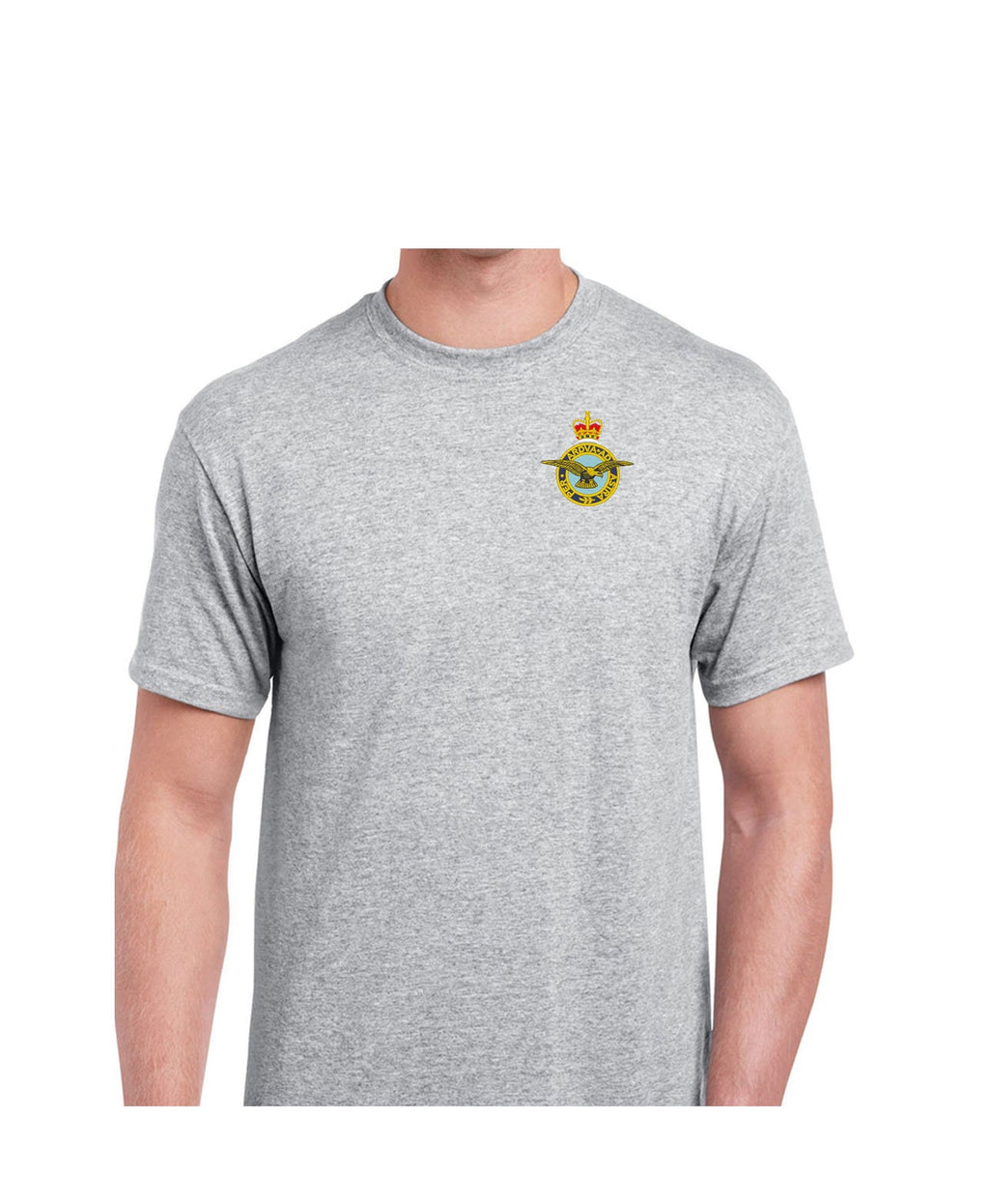 Embroidered uk royal air force raf crest british logo motif T-SHIRT HOODIE SWEATSHIRT