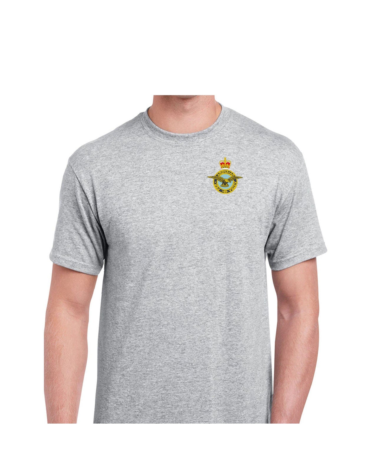 Embroidered uk royal air force raf crest british logo motif T-SHIRT HOODIE SWEATSHIRT