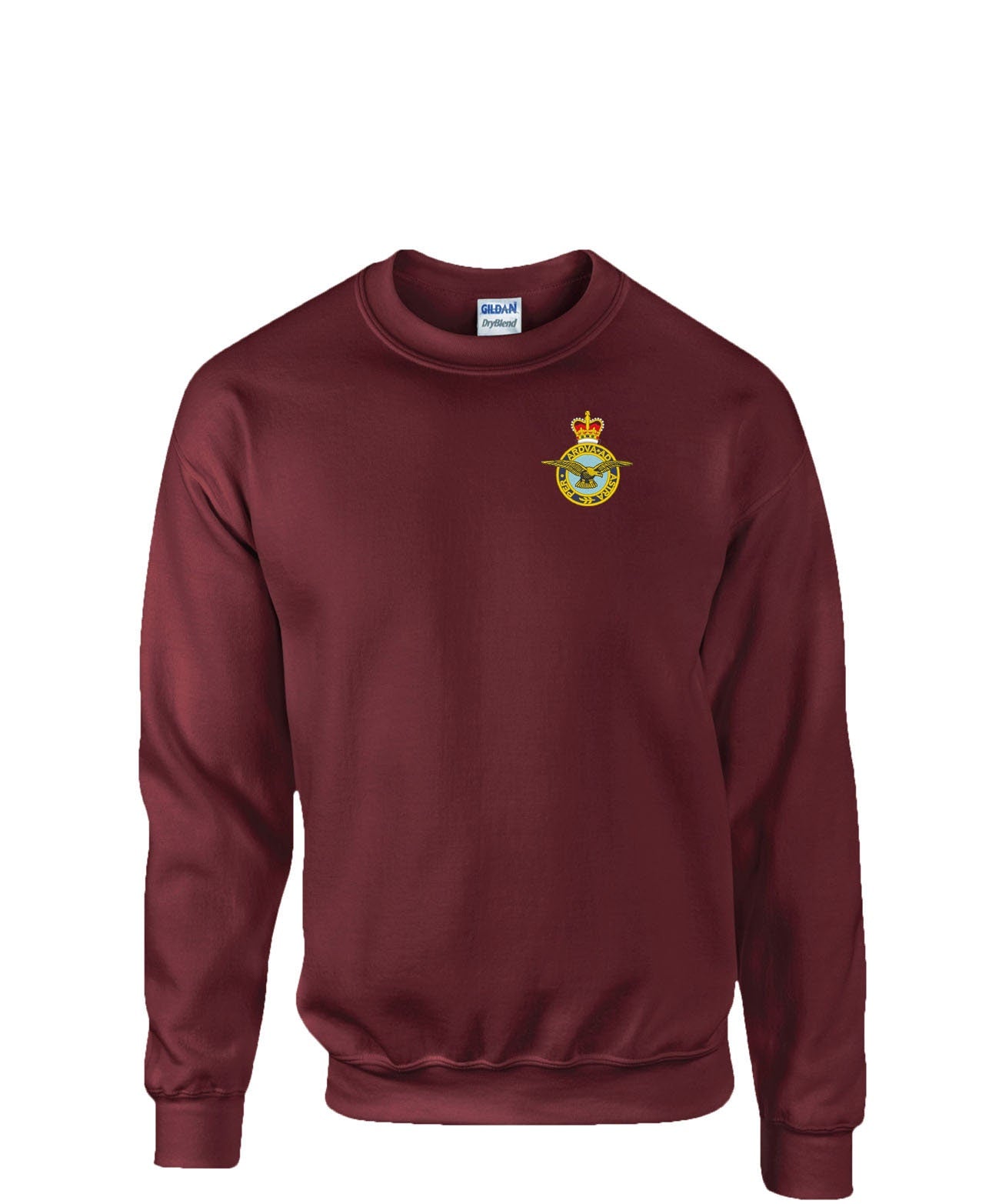 Embroidered uk royal air force raf crest british logo motif T-SHIRT HOODIE SWEATSHIRT