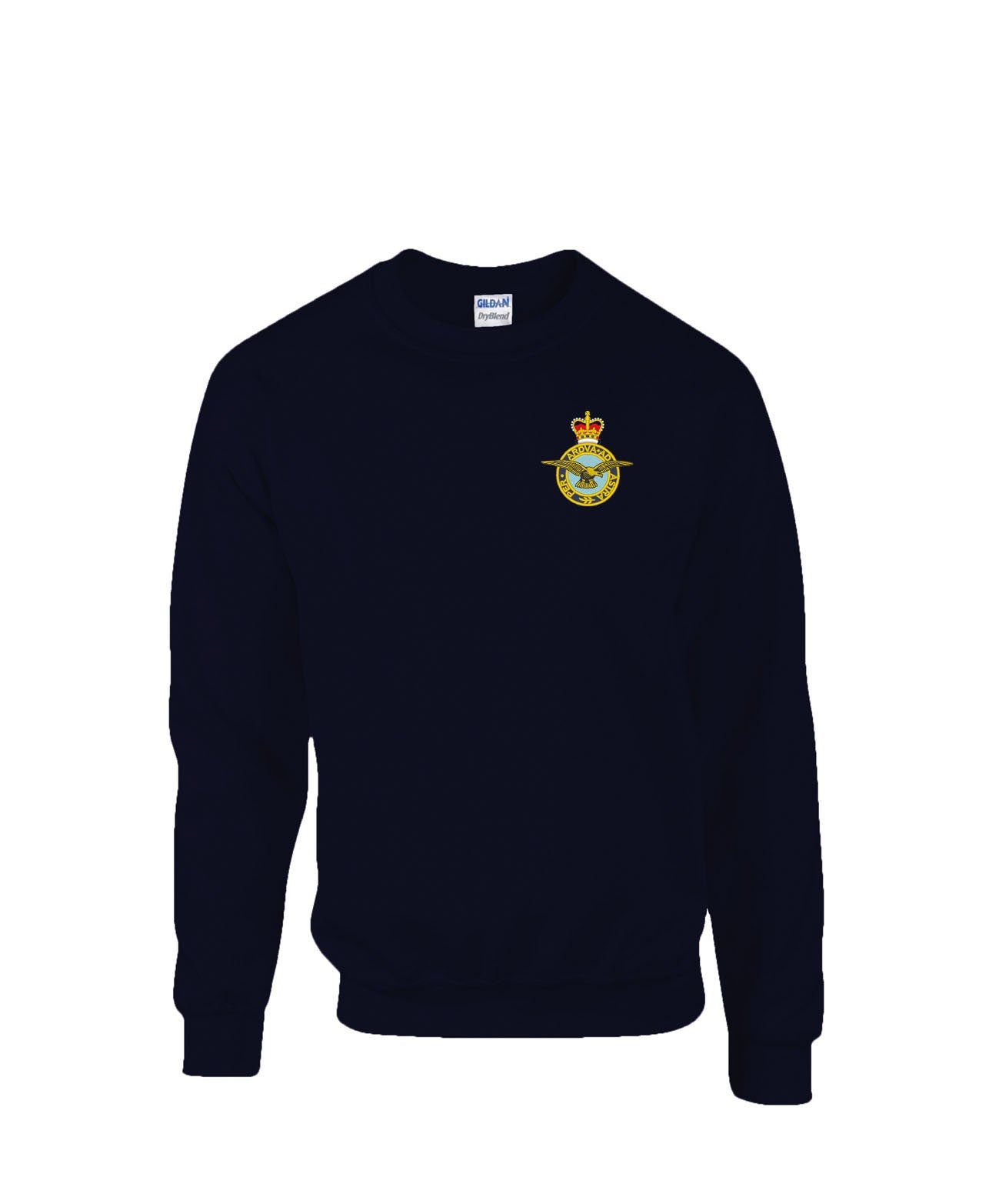 Embroidered uk royal air force raf crest british logo motif T-SHIRT HOODIE SWEATSHIRT