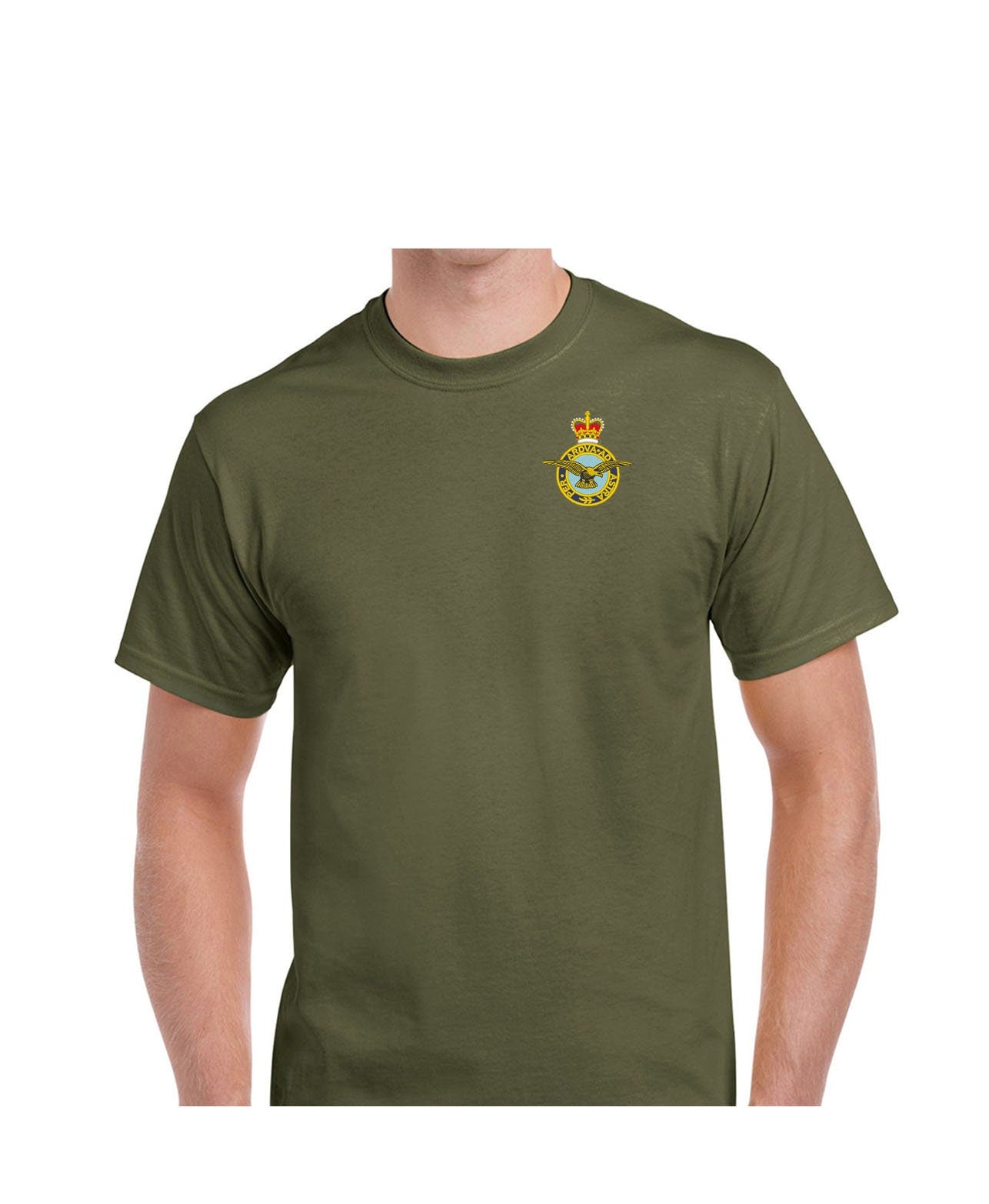 Embroidered uk royal air force raf crest british logo motif T-SHIRT HOODIE SWEATSHIRT