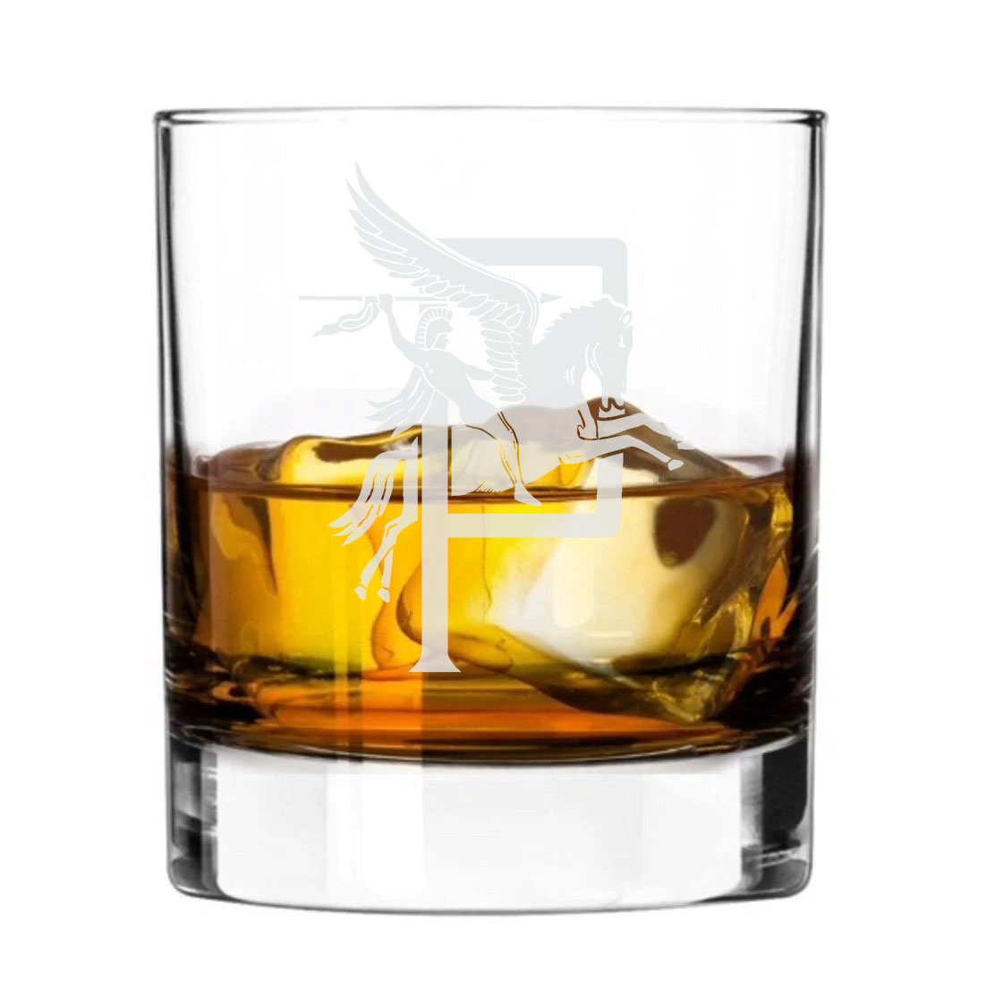 Engraved Wings Pegasus Company p coy para airborne Tumbler Whiskey Tumbler Glass 330ml - paratrooper parachute regiment / Para / british