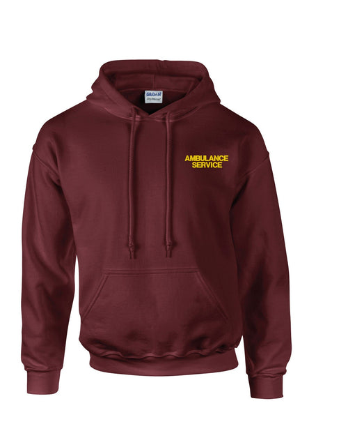 ambulance service nhs embroidered logo design (choose your garment sweatshirt / hoodie / tshirt)