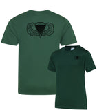 usa army wings paratrooper airborne - Wick Away Sports Moisture Double Printed T-Shirt - 101st 82nd