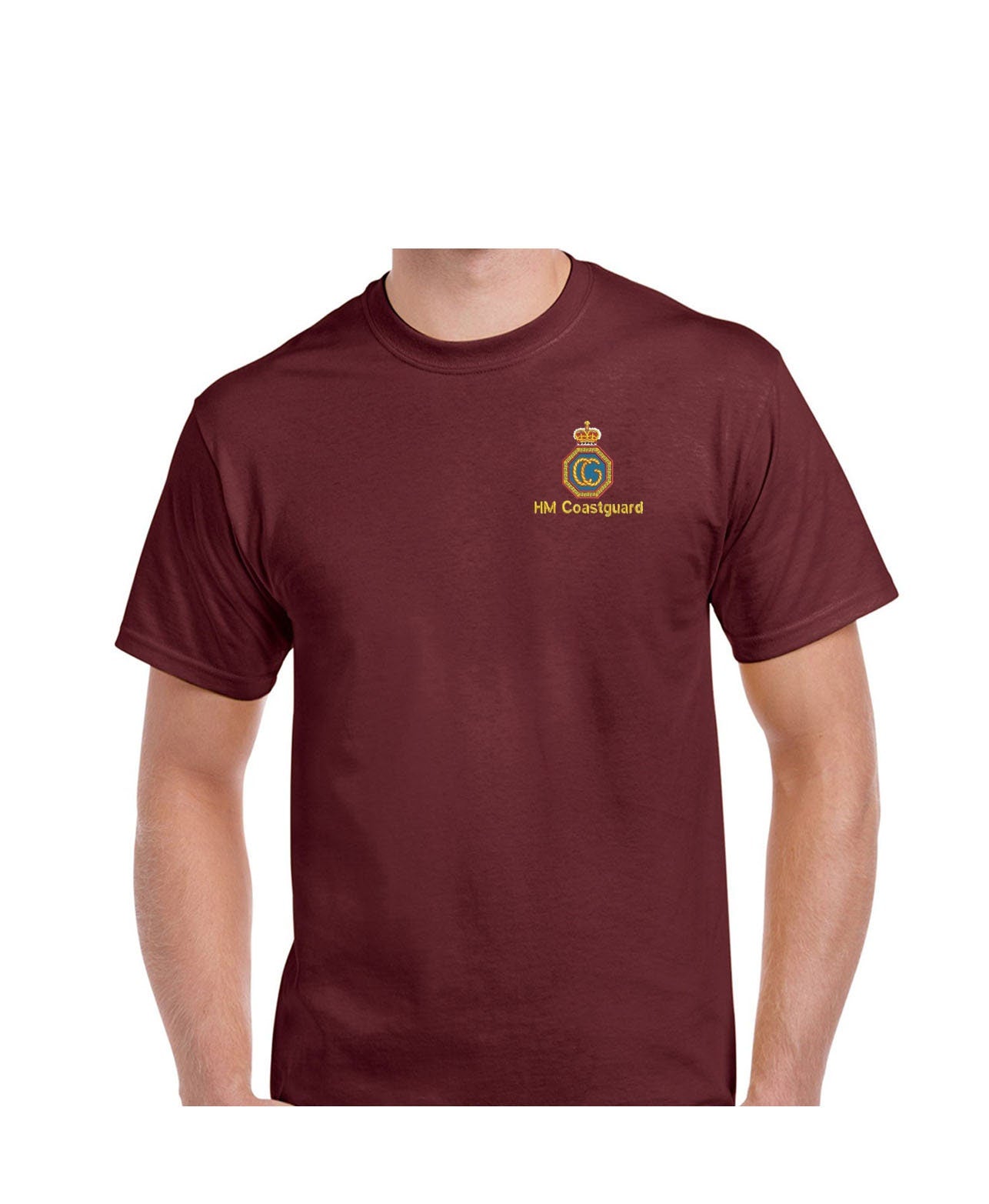 Embroidered Coastguards chest logo design T-SHIRT HOODIE SWEATSHIRT