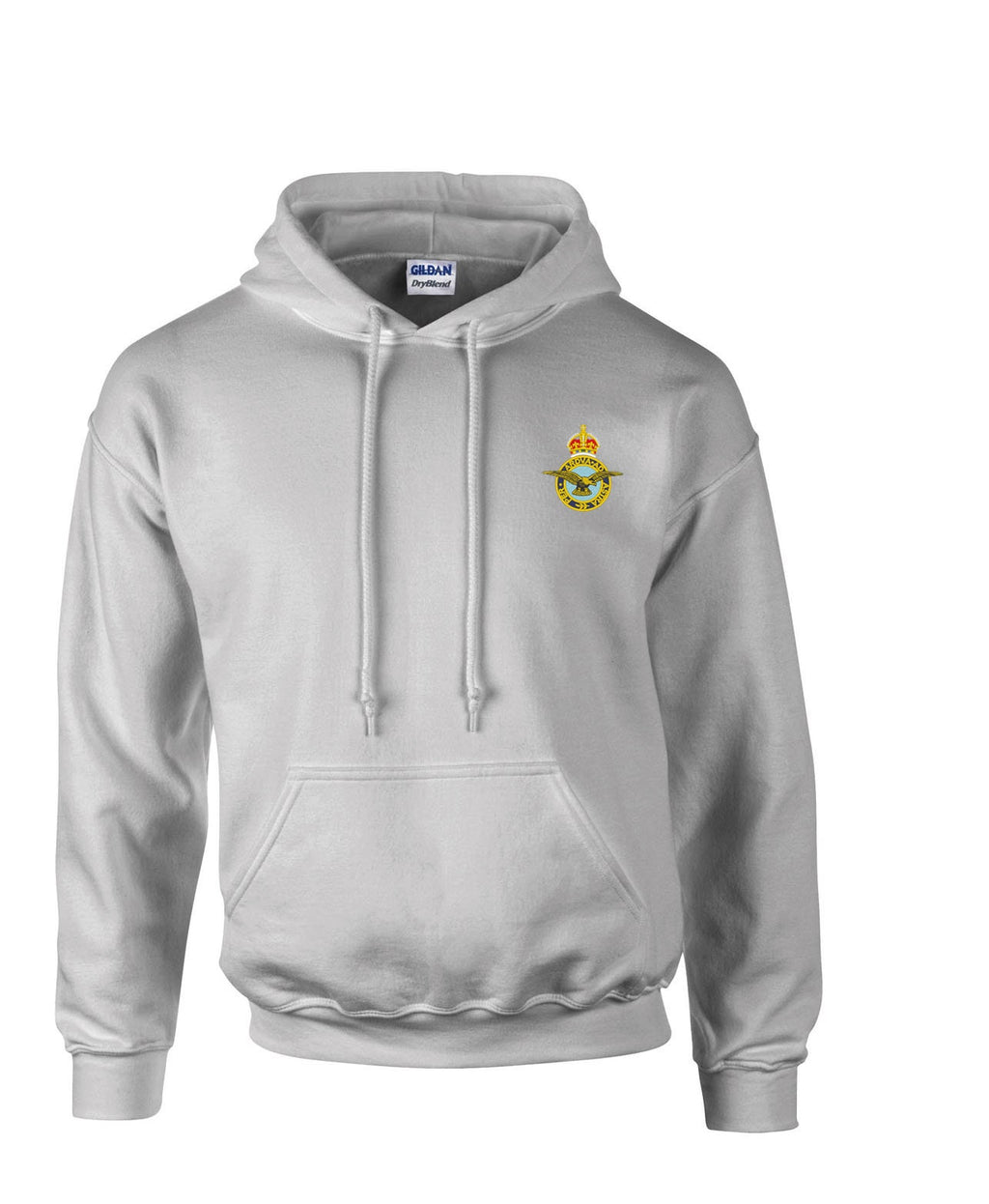 Embroidered RAF Royal Air Force WW2/CR3 Tudor Crown GVIR King Charles CR3 logo motif T-Shirt Hoodie Sweatshirt