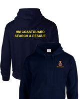 HM Coastguard Search & Rescue Service Chest motif and back print logo design emergency hmcg (t-shirt / sweatshirt / hood)