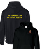 HM Coastguard Search & Rescue Service Chest motif and back print logo design emergency hmcg (t-shirt / sweatshirt / hood)