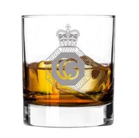 hm coastguard search and rescue - Engraved Whiskey Tumbler Glass 330ml - we can engrave any design