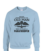 British Paratrooper Never Underestimate and Old Man Para printed tshirt sweatshirt hoodie