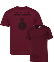 HM Coastguard Search and Rescue Double Printed Wicking Wick Away Sports Moisture Tshirt - Long Sleeve Tshirt - Polo