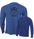 Merchant Navy MN Double Printed Wicking Wick Away Sports Moisture Tshirt - Long Sleeve Tshirt - Polo