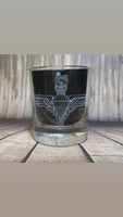 Parachute Regiment / para / airborne forces - Engraved Whiskey Tumbler Glass 330ml - we can engrave any design - british airborne forces.