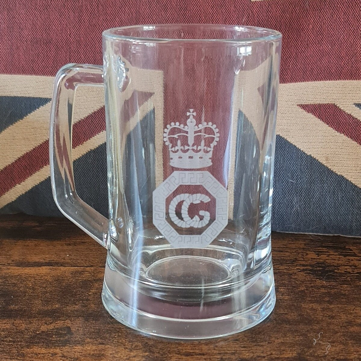 hm coastguard Beer - beer pint glass tankard 660ml logo glass tumbler engraved sandblast - we can engrave any design