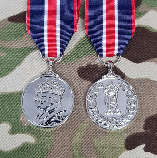 King Charles III Coronation Full Size Replica Medal / mess dress / british army / kccm / KCM