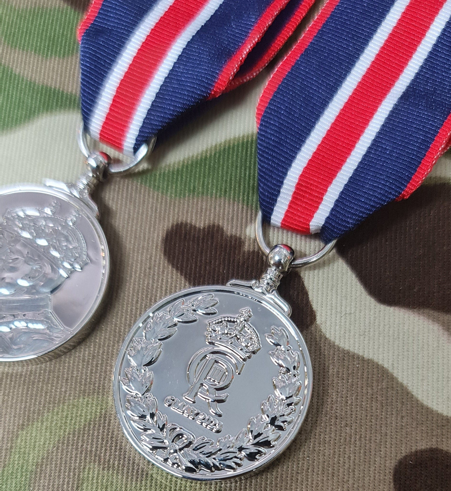 King Charles III Coronation Full Size Replica Medal / mess dress / british army / kccm / KCM