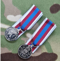 Queen Elizabeth Platinum Jubilee Miniature Medal / mess dress / british army / QPJM