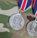 King Charles III Coronation Full Size Replica Medal / mess dress / british army / kccm / KCM