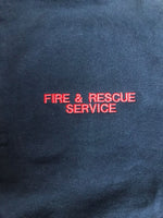 Embroidered Fire & rescue service Logo Micro Fleece full zip / Gilet / 1/4 Zipped Jacket