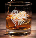 Viking Norse odins raven - Engraved Tumbler Whiskey Glass old fashioned style Tumbler Glass 330ml - low ball tumbler