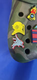 Croc / clog / water shoe - novelty charm / gem / jibbitz logo customise your EOD - Diver-sniper - footwear here