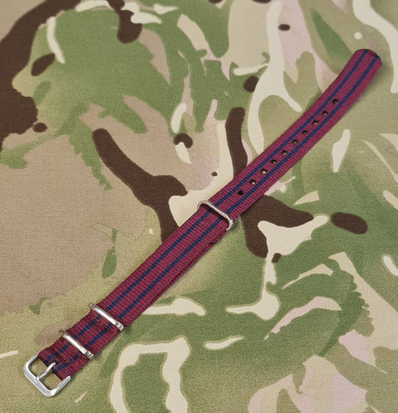 G10 Military Regimental Universal Watch Strap - 18mm width - Royal Engineers - Sapper