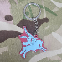 Airborne / parachutist / paratrooper / Pegasus & Bellerophon - Keyring