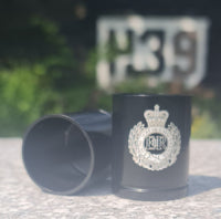 X2 (Pair) of Engraved -Metal Powder coated shell - replica 40mm UGL Grenade - Shot Shells - Approx 60ml