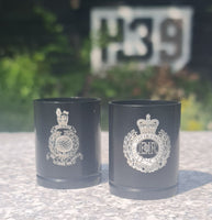 X2 (Pair) of Engraved -Metal Powder coated shell - replica 40mm UGL Grenade - Shot Shells - Approx 60ml