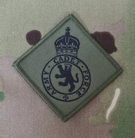 Army Cadet Force / ACF / woven patch / badge - new kings crown cr3 version