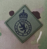 Army Cadet Force / ACF / woven patch / badge - new kings crown cr3 version