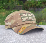 United Kingdom / Union Flag - Baseball Low Profile CAP HAT Official Licensed multicam yupoong- adjustable back