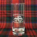Op Banner / Northern Ireland / veteran - Engraved Hi Ball / Tall Tumbler / tall mixer Glass 290ml - army / navy / raf