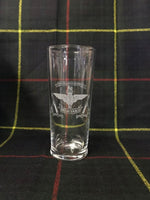 Parachute regiment mortar platoon - Engraved Hi Ball / Tall Tumbler / tall mixer Glass 290ml - army / navy / raf