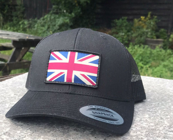 Colour Union Jack patch stitched cap Hat Flexfit yupoong multicam Camouflage classic trucker style snapback - flag