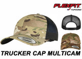 US NAVY SEAL Team 6 Trucker Snapback Six Cap Hat Official Licensed multicam Black Flexfit yupoong