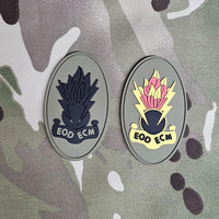 Royal Signals EOD ECM Trade Badge - rubber pvc unique - Velcro badge - subdued - colour