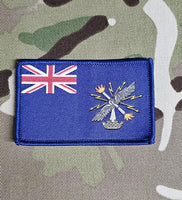 RE / Royal Engineers / Sapper Ensign woven patch - woven badge 50mm x 80mm approx