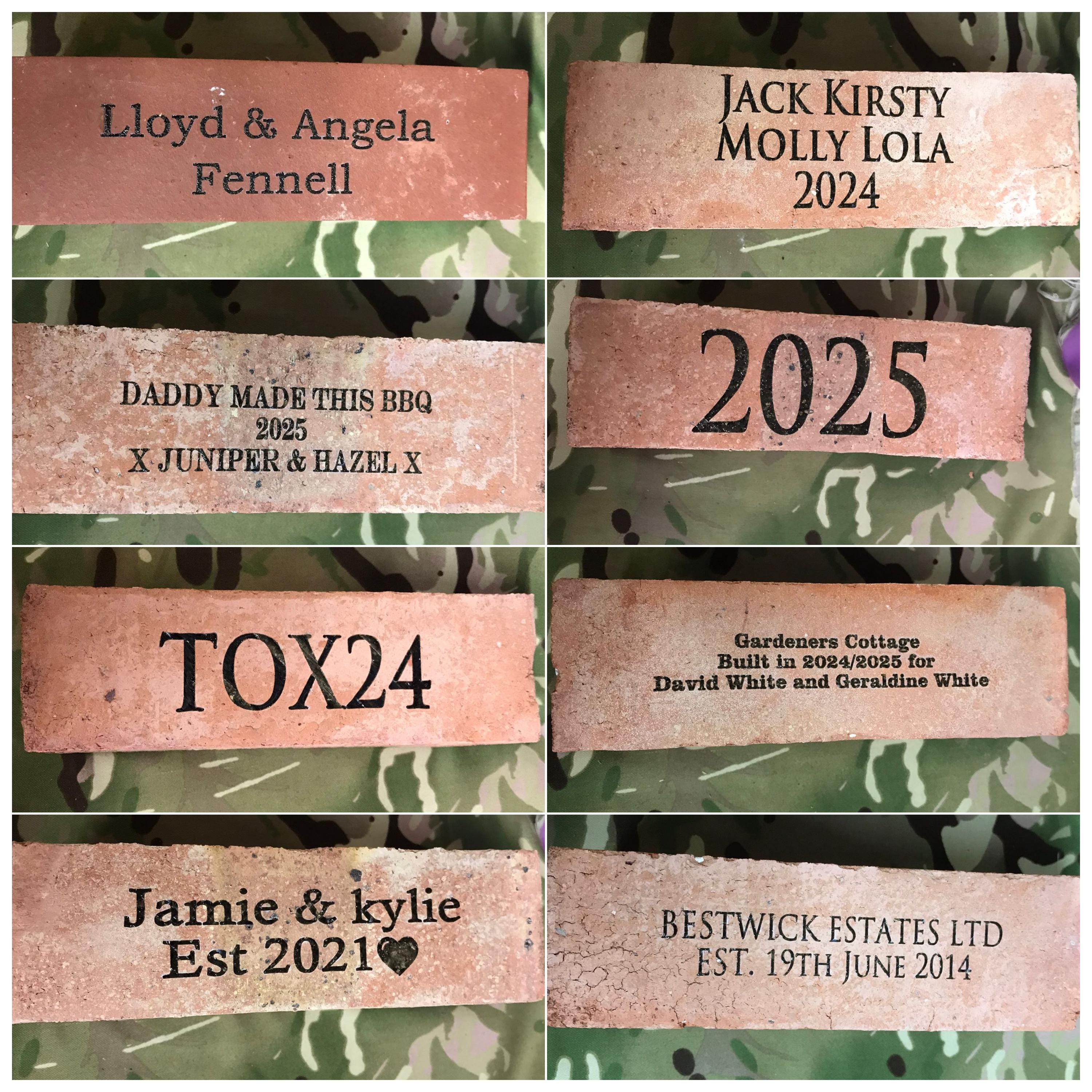 Engraved Personalised Classic London Brick - Ideal for a Special Gift Housewarming Charity Fundraising Memorials memoriam 9th anniversary