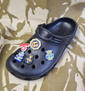 clog / water shoe - novelty charm / gem / logo customise your - footwear here - navy life guard coastguard