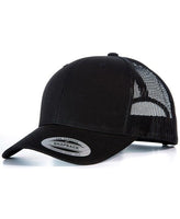 Black / Grey Subdued union jack / flag patch stitched cap Hat Flexfit yupoong multicam Camouflage classic trucker style snapback