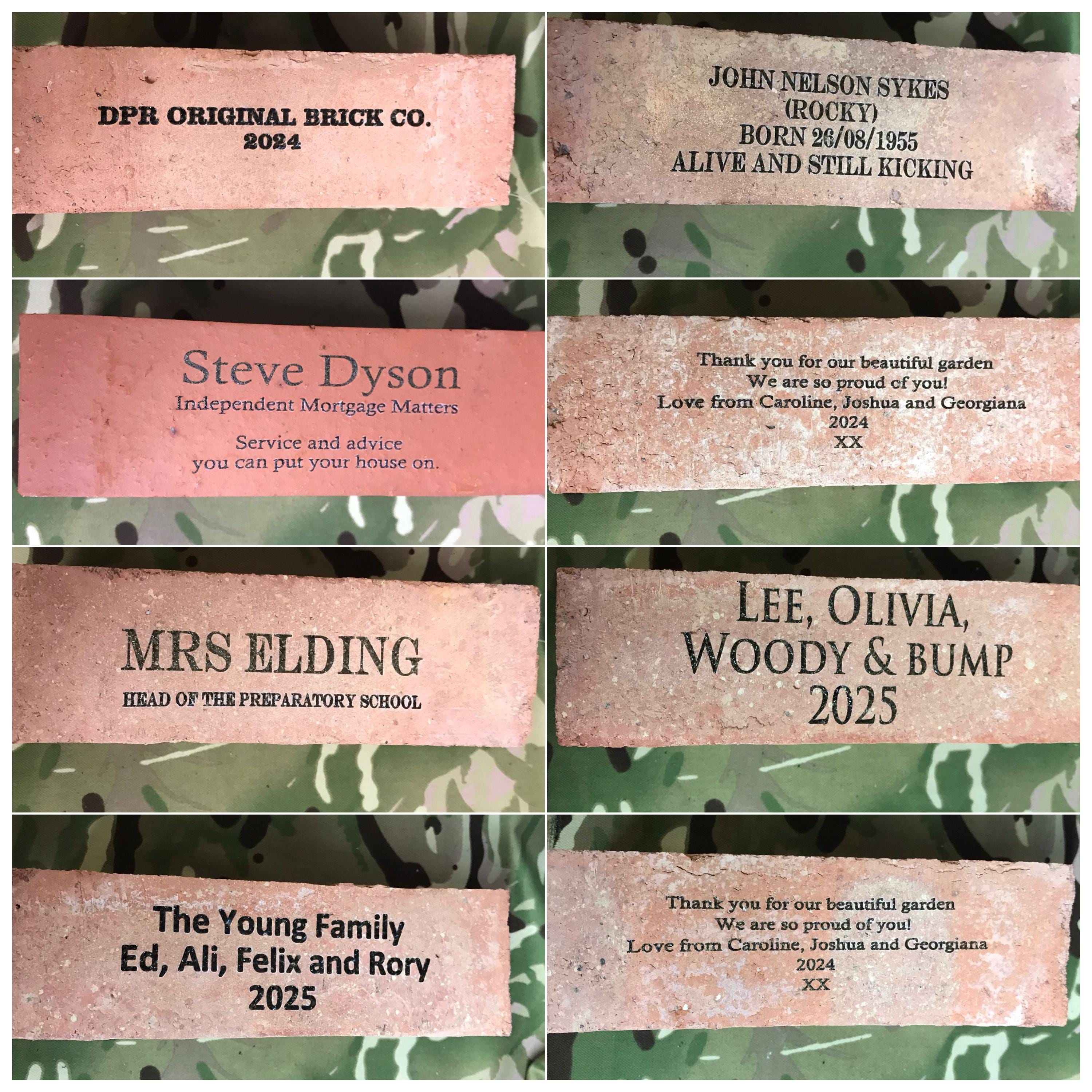Engraved Personalised Classic London Brick - Ideal for a Special Gift Housewarming Charity Fundraising Memorials memoriam 9th anniversary