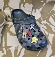 clog / water shoe - novelty charm / gem / logo customise your tactical military footwear here - Airborne / JTAC / Sapper / AT