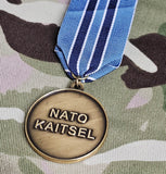 NATO KAITSEL / Estonia (Op Cabrit) Full size replica Medal / mess dress / british army