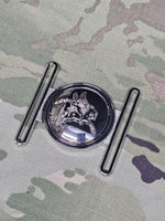 British Army Airborne Forces - Pegasus Stable Belt Buckle - Locket Style - durable nickel plated