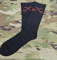 Physical Training Instructor Socks - Only for PTI's -cotton crew sock -novelty socks in regimental colours