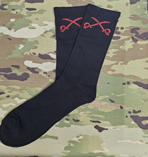 Physical Training Instructor Socks - Only for PTI's -cotton crew sock -novelty socks in regimental colours